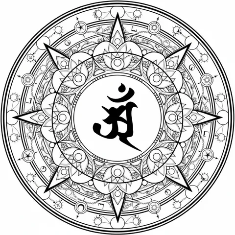 アン_梵字_待ち受け画像