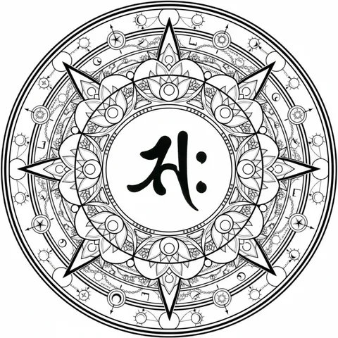 サク_梵字_待ち受け画像