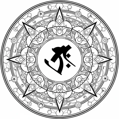 タラーク_梵字_待ち受け画像