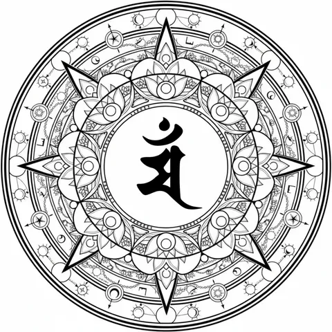 マン_梵字_待ち受け画像